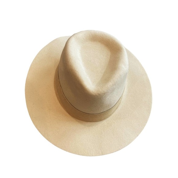 Madewell X Wyeth™ Dylan Suede Trim Rancher Hat Light Taupe WOmen\'s main image 5